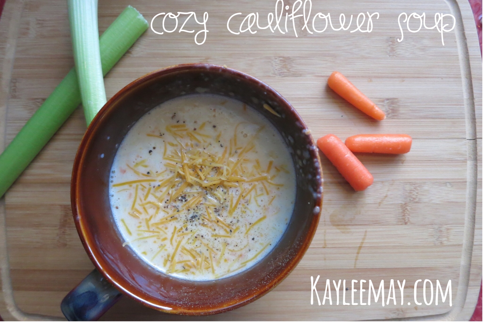 cozy cauliflower soup