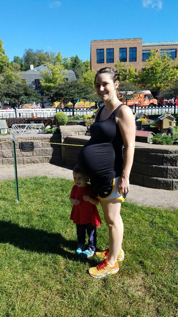 September 10, 2016 at the Wayzata James J Hill Days Fair; the day before my contractions started
